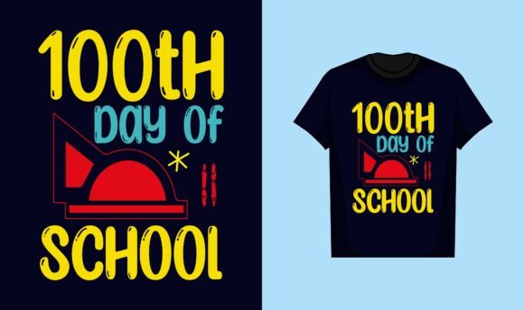 100th-Day-of-School Design Graphics