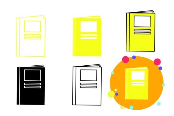 School Book Icon: Graphics and Icons for Creative Publishing