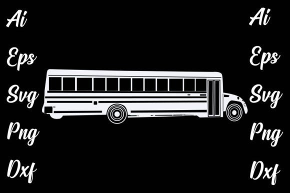 School Bus Vector Art Design: Graphics for T-Shirt Designs