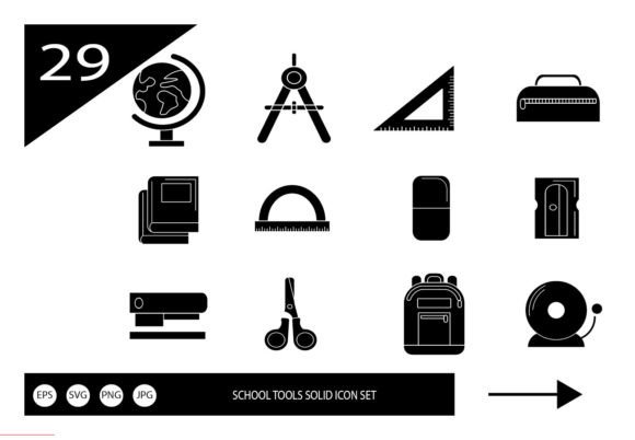 School Tools Graphics & Icons