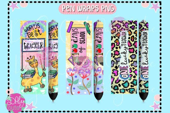 Teacher Pen Wraps Sublimation: A Versatile Graphic Design Asset for Print Templates