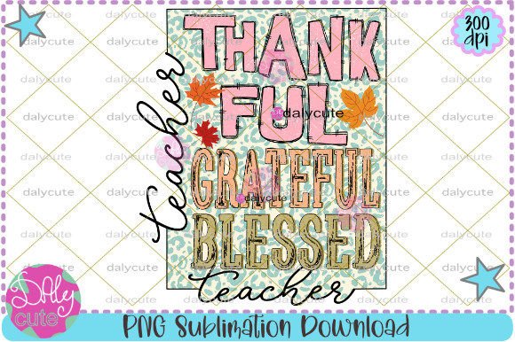Thankful Grateful Blessed: A Fall Graphic for Local Business Branding