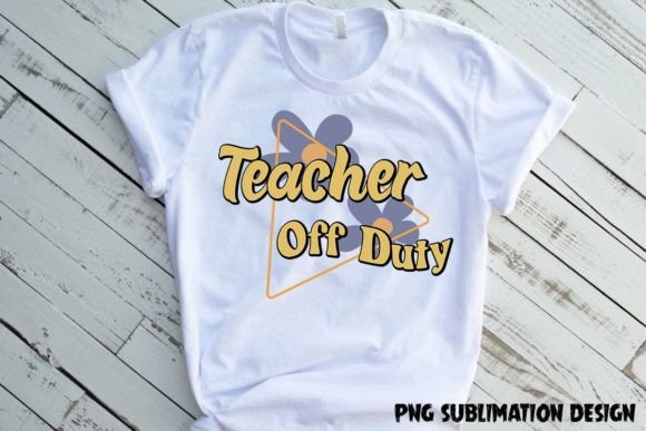 Vintage Teacher PNG Sublimation Design